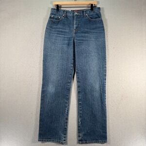 Vintage Zena Jeans Womens 10 Blue‎ Medium Wash Straight Leg Denim Classic Y2K